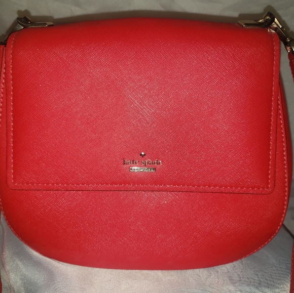 Kate Spade Red Crossbody Purse - Picture 10 of 10